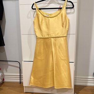 Valentino Radiant Yellow Midi Dress